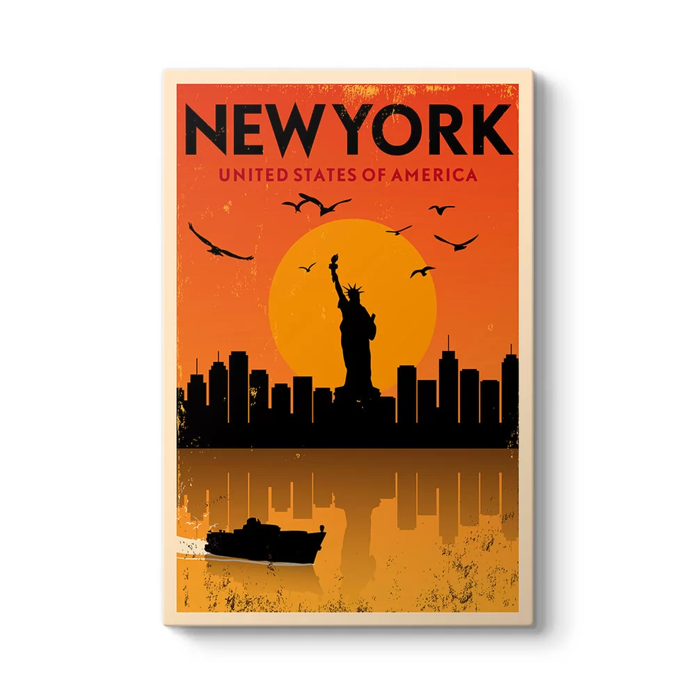 New York Vektörel Tablosu - Model 2